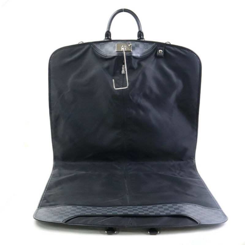 路易威登男士黑色 Damier Graphite 帆布服裝盒/服裝套，N41383 90249a-4