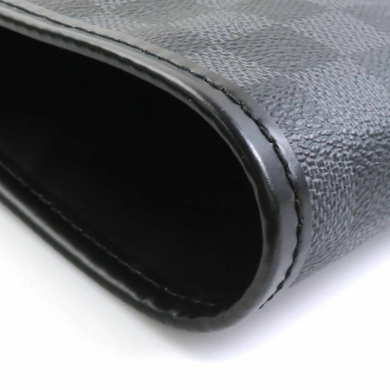 路易威登男士黑色 Damier Graphite 帆布服裝盒/服裝套，N41383 90249a-5