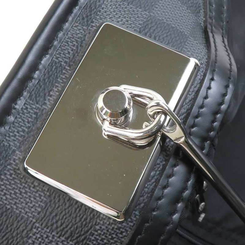 路易威登男士黑色 Damier Graphite 帆布服裝盒/服裝套，N41383 90249a-7