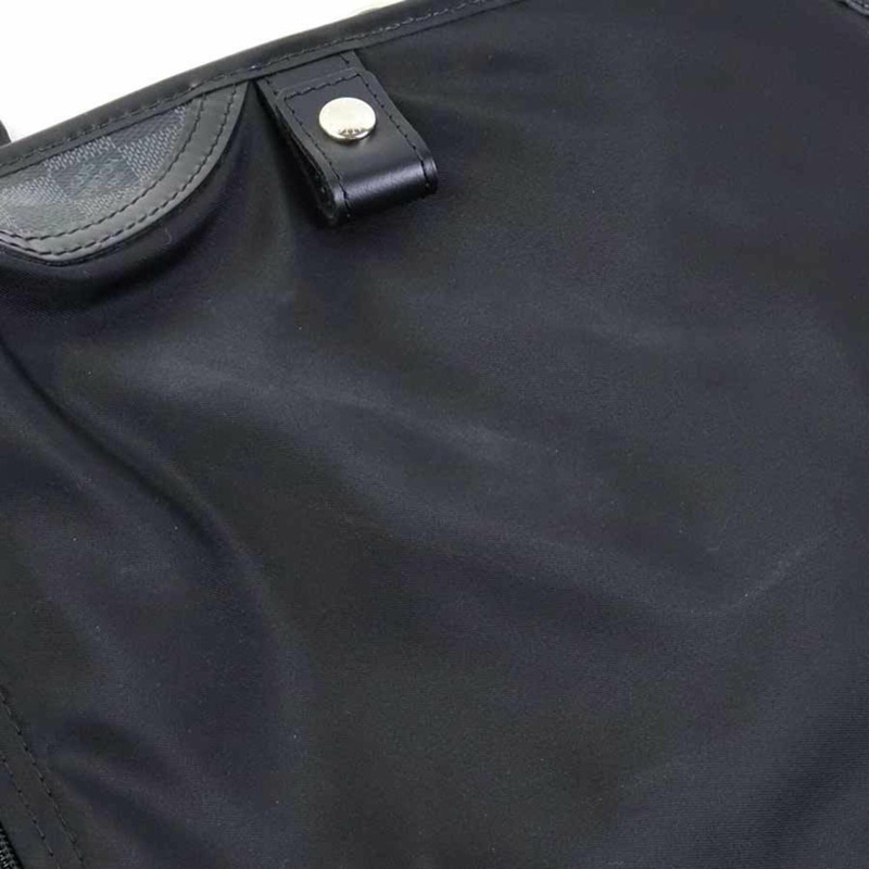 路易威登男士黑色 Damier Graphite 帆布服裝盒/服裝套，N41383 90249a-9
