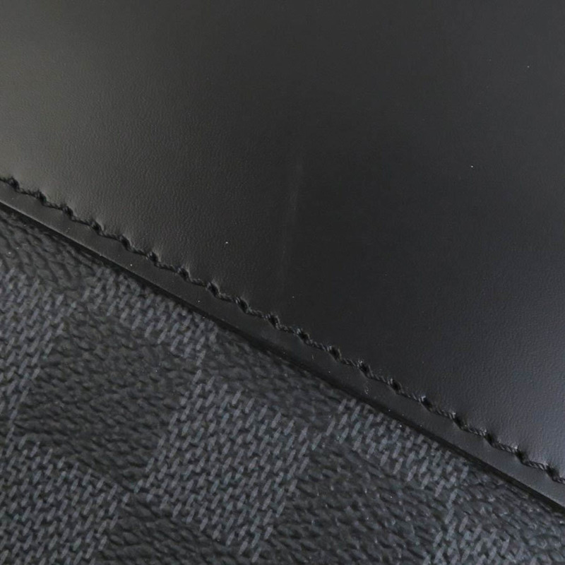 路易威登男士黑色 Damier Graphite 帆布服裝盒/服裝套，N41383 90249a-10