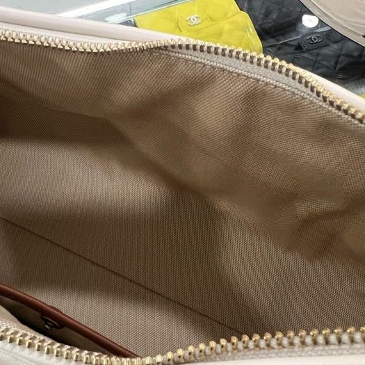 東區正精品㊣COACH JULIET 25 全新粉筆白色全皮金扣拉鍊肩背包斜背包三用包 RZ6413-11