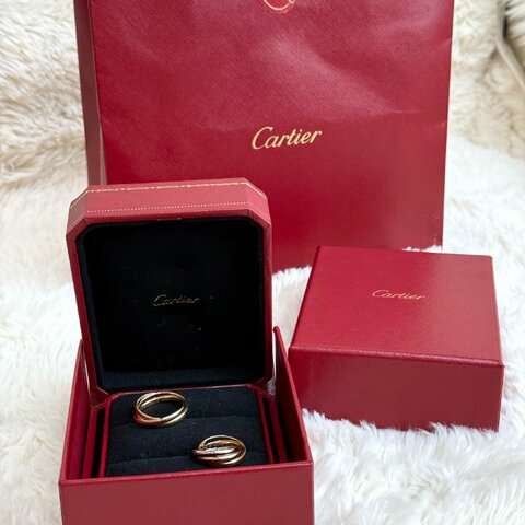 Cartier trinity三色戒指 對戒