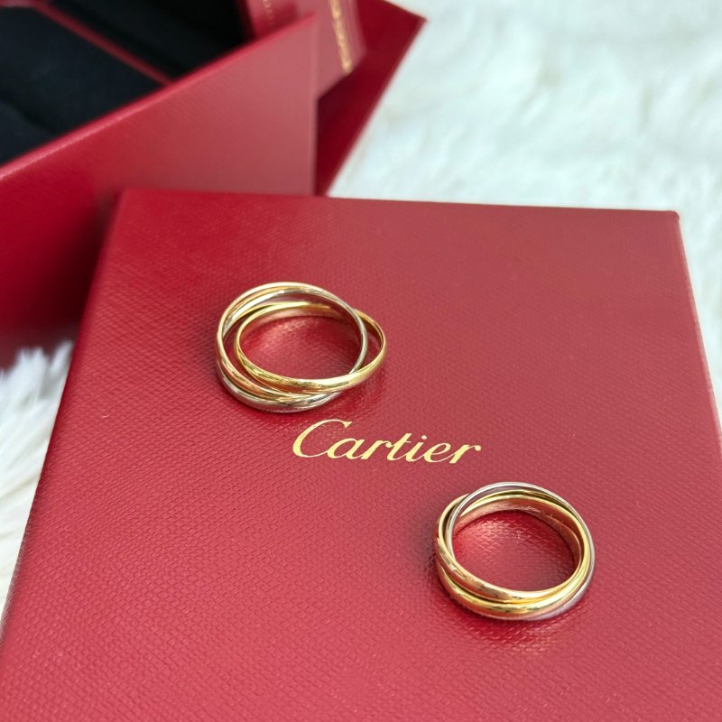 Cartier trinity三色戒指 對戒-3