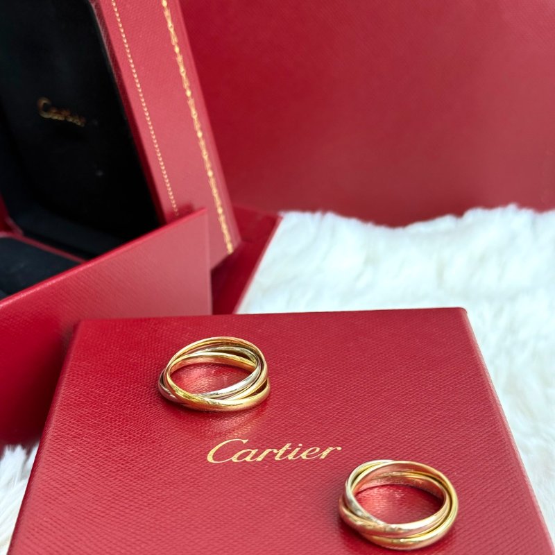 Cartier trinity三色戒指 對戒-4