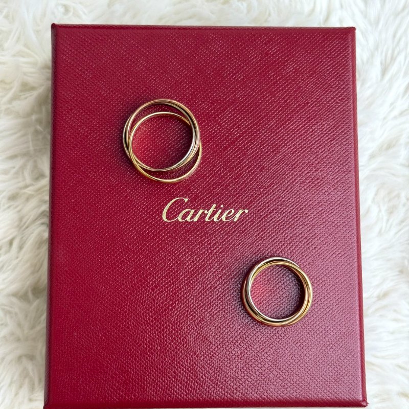 Cartier trinity三色戒指 對戒-5