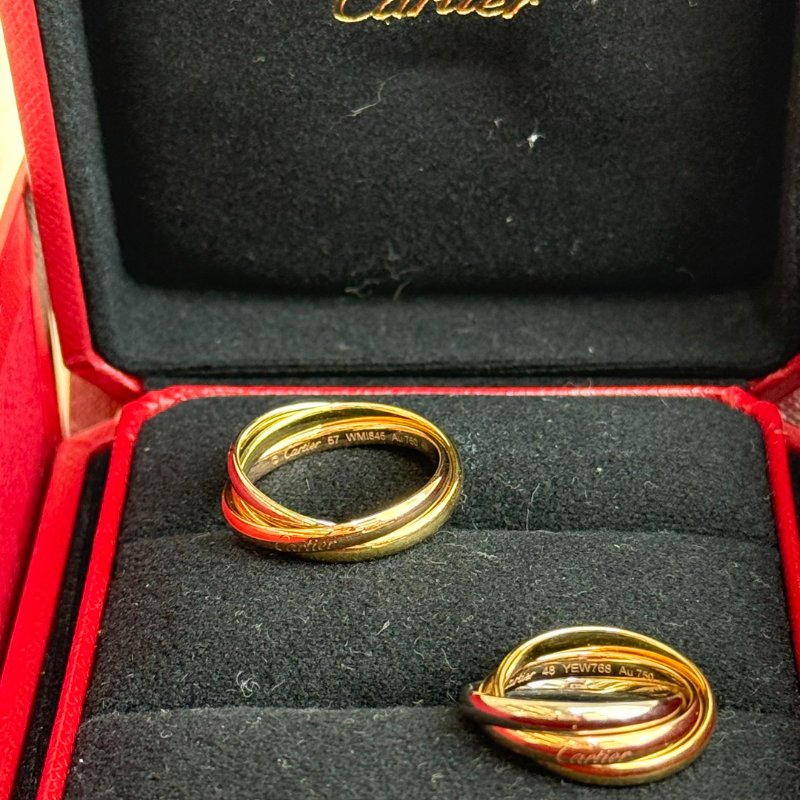 Cartier trinity三色戒指 對戒-6