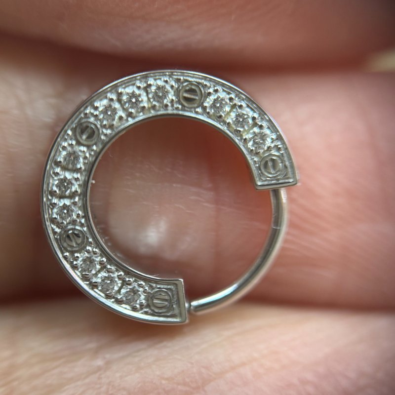 Cartier Love滿天星 耳環-6