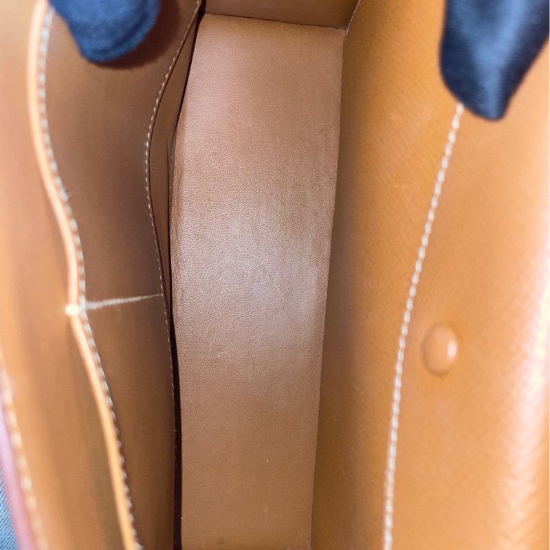 Hermes Verrou 23 手槍包 金棕銀扣-28