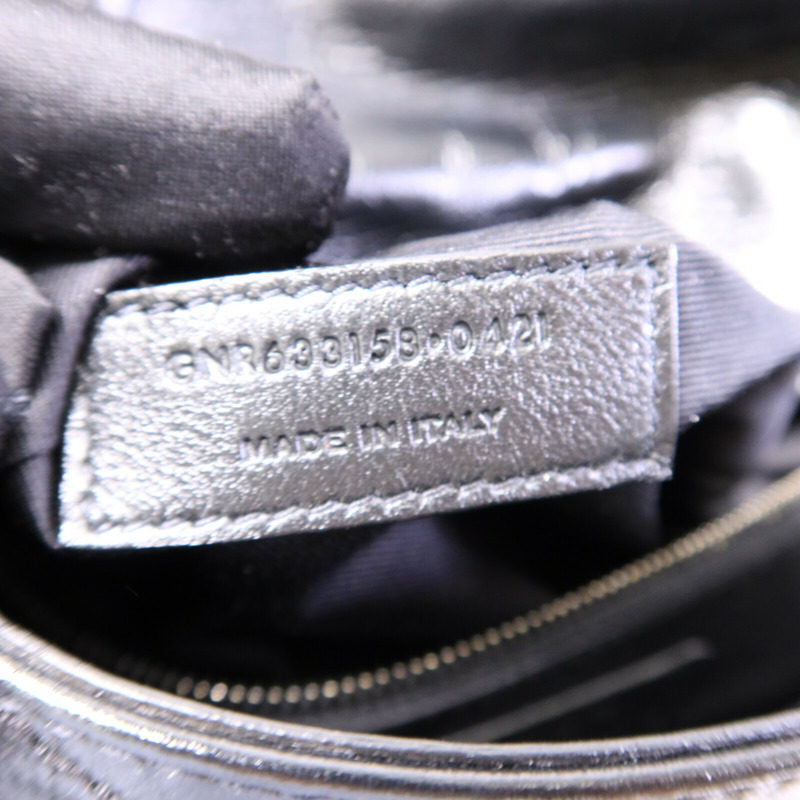 YVES SAINT LAURENT 牛皮皮革Nikki Medium鏈帶肩背袋-7