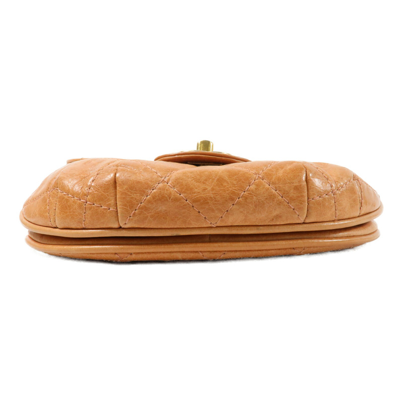 CHANEL 牛皮皮革Shoulder Bag金扣鏈帶肩背袋-3