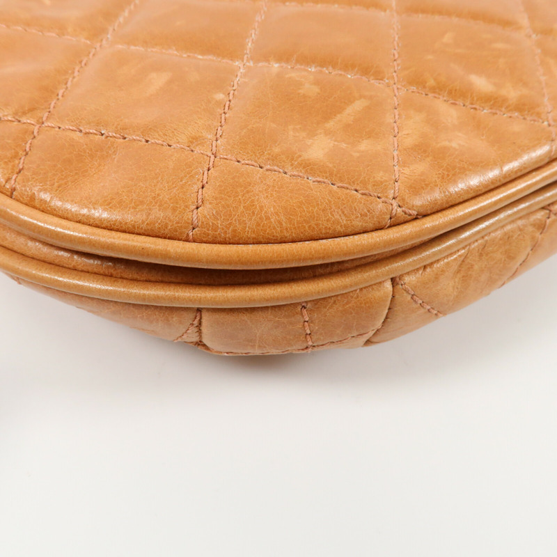 CHANEL 牛皮皮革Shoulder Bag金扣鏈帶肩背袋-6