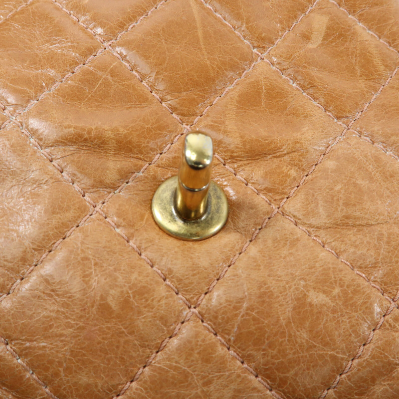 CHANEL 牛皮皮革Shoulder Bag金扣鏈帶肩背袋-13