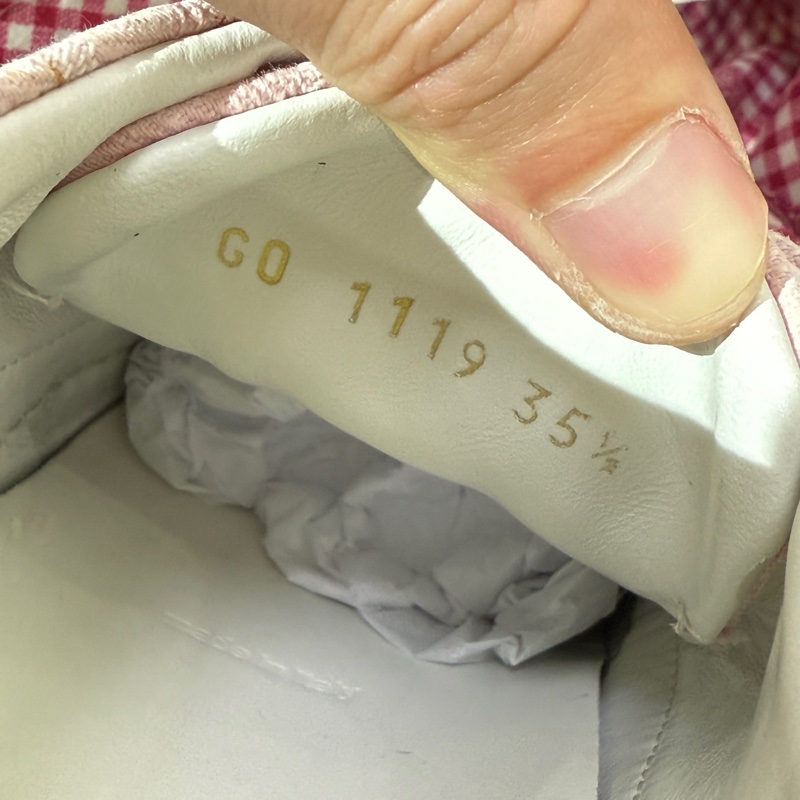 LOUIS VUITTON Stellar logo花卉印花 低幫 帆布鞋 女款 粉色35.5碼-6