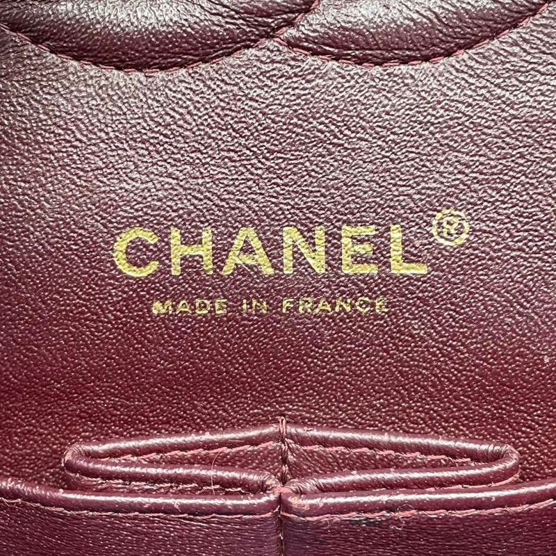 香奈兒口蓋包中號牛皮CHANEL CF25 caviar-5