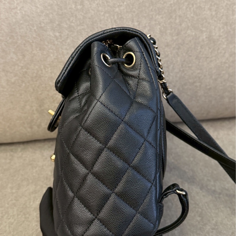 香奈兒黑色薩爾茨堡後背-5