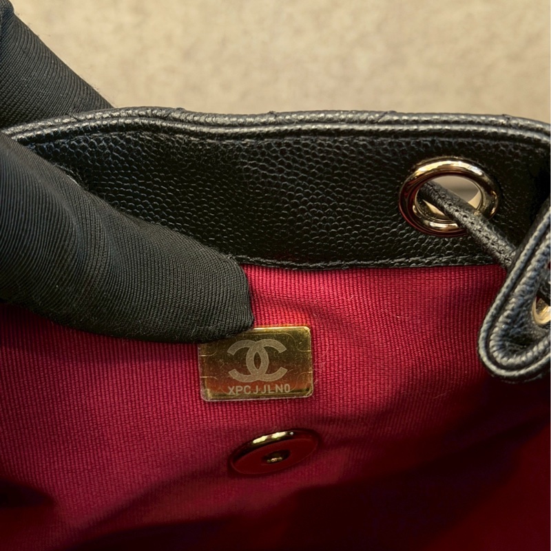 香奈兒黑色薩爾茨堡後背-8