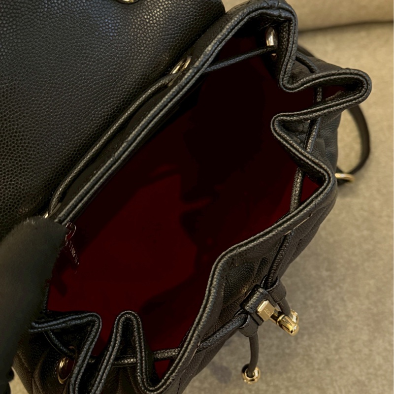 香奈兒黑色薩爾茨堡後背-9