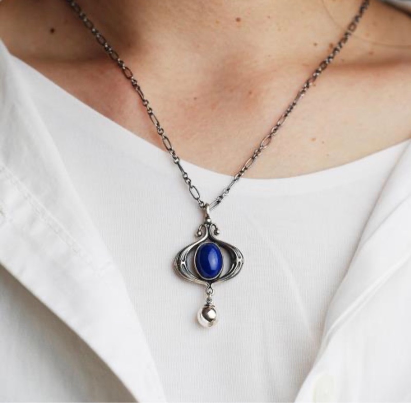 Georg Jensen 喬治傑生2013 年度項鍊（青金石）-3