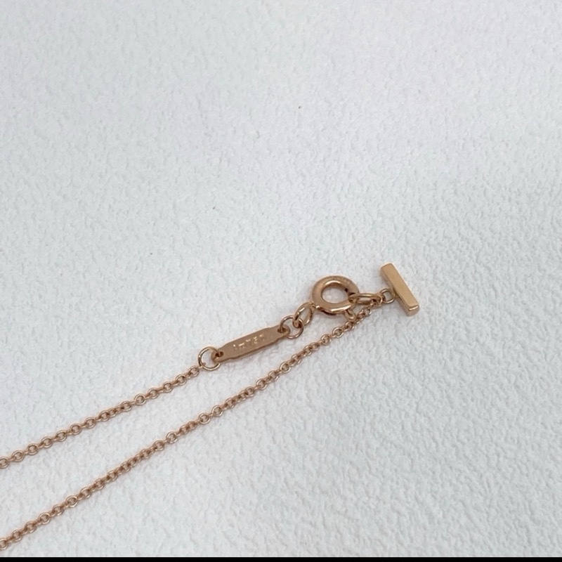 商品名稱 : TIFFANY&CO. 蒂芙尼 T SMILE NECKLACE SMALL SIZE 微笑項鍊小號 K18 PG-7