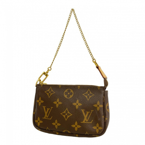 路易威登 Monogram Mini Pochette Accessoires M58009 棕色女士包/手拿包