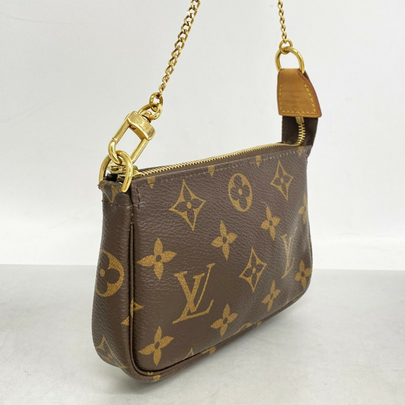 路易威登 Monogram Mini Pochette Accessoires M58009 棕色女士包/手拿包-1