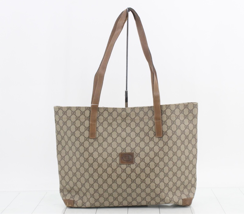 【容量王者✨價錢超優惠🤭】Gucci奶茶色老花托特 Tote Bag-1