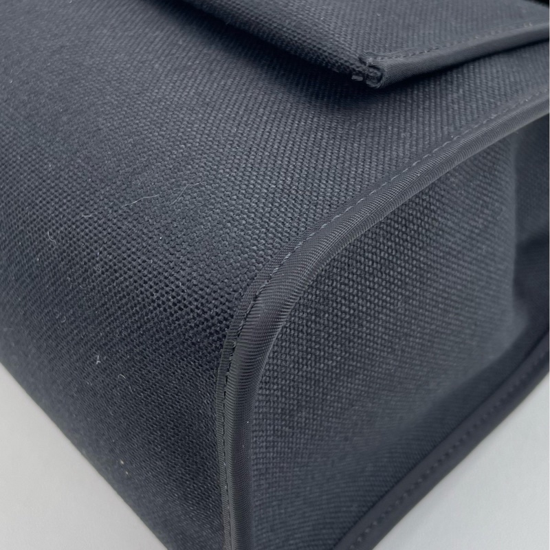 Hermes 愛馬仕herbag31 黑銀D刻-6