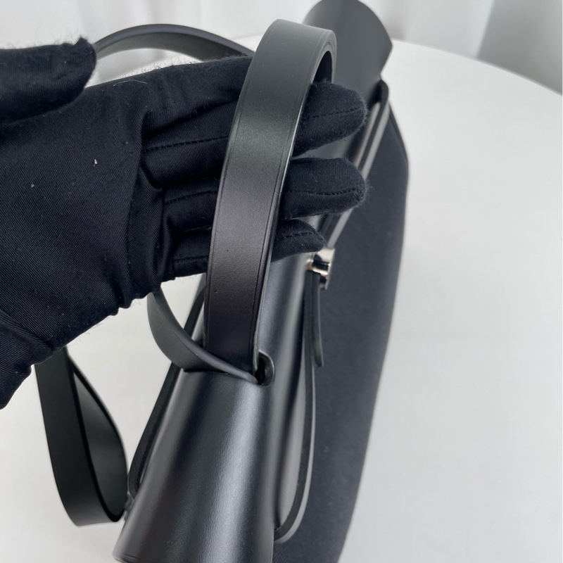 Hermes 愛馬仕herbag31 黑銀D刻-7