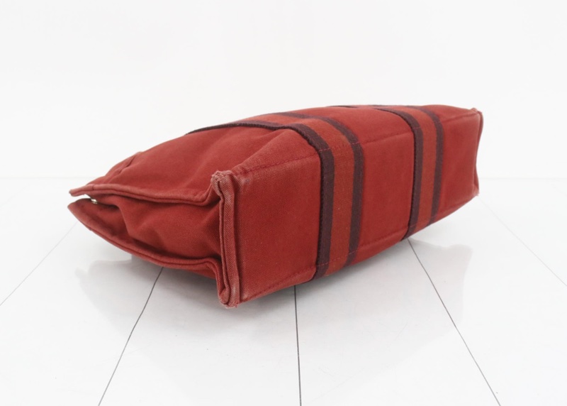 【超低價用愛馬仕😍耐用不怕摔】𝙃𝙀𝙍𝙈𝙀𝙎 Fourre Tout帆布手提袋 中古包-5