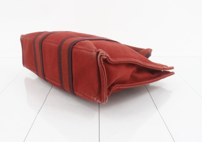 【超低價用愛馬仕😍耐用不怕摔】𝙃𝙀𝙍𝙈𝙀𝙎 Fourre Tout帆布手提袋 中古包-6