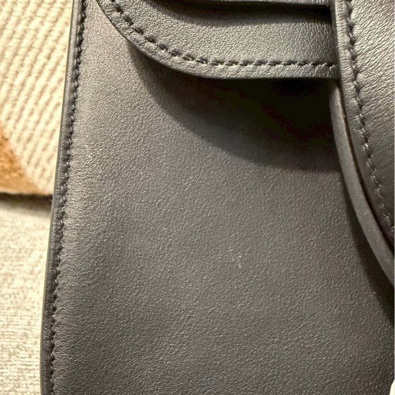 Hermes mini Halzan 黑銀-7