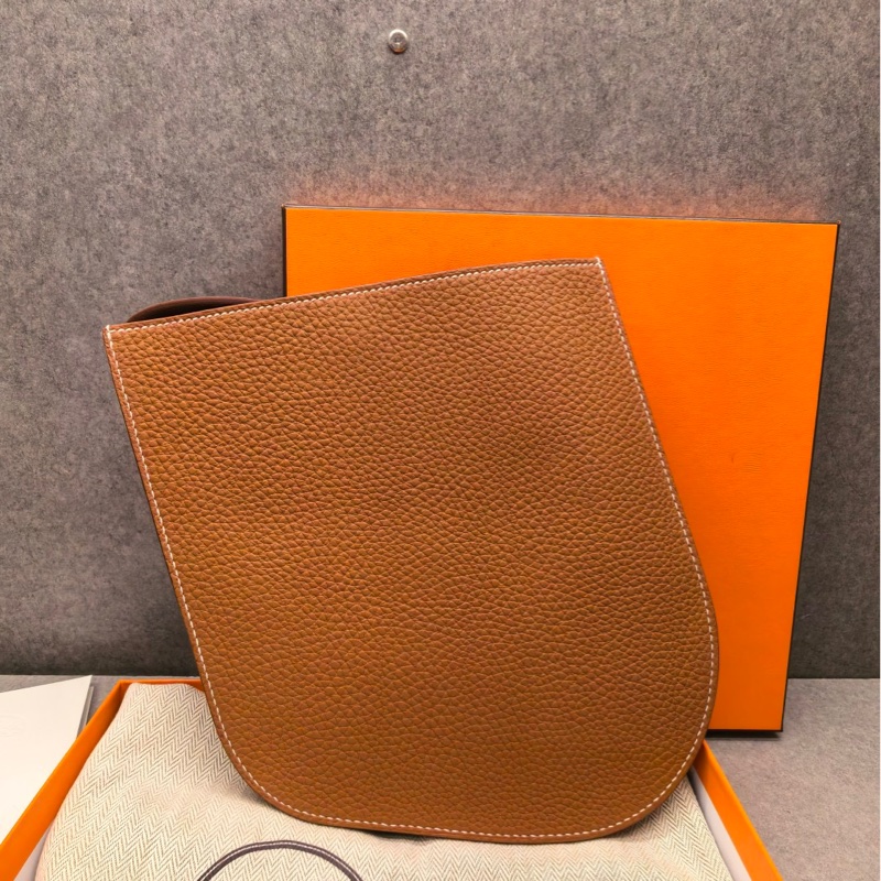 Hermes愛馬仕 金棕銀扣 perspective cavaliere21歪歪包 U刻 H皮-0