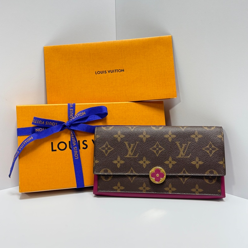 （閒置新🆕） LV 限量發售款 經典花卉 大號長夾 【專櫃售價53,000】-0
