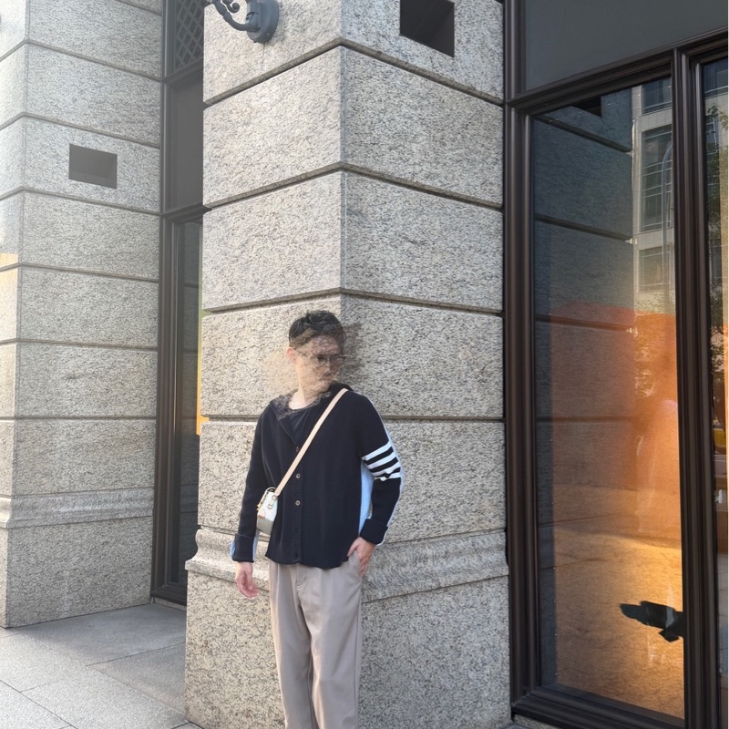 Thom Browne 拼接襯衫開襟外套-5