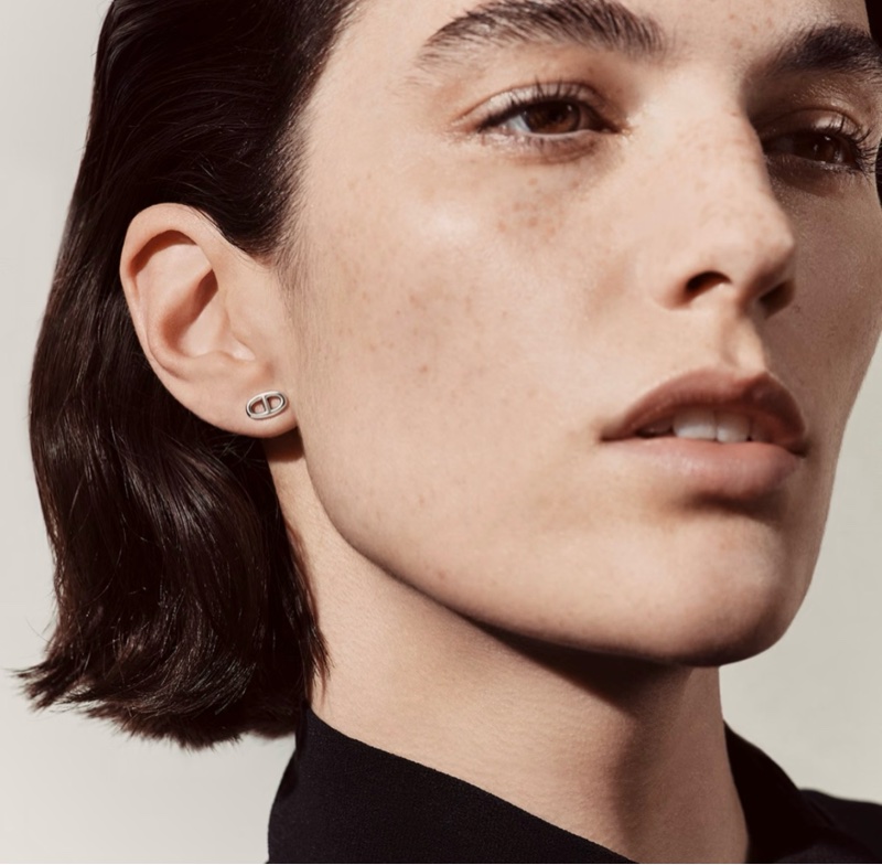 Hermes 925 純銀豬鼻耳環-1