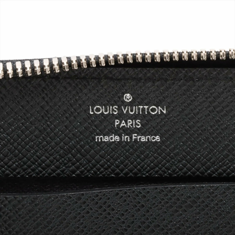 路易威登 Taiga Vladimir M32612 Ardoise 男士皮革第二包手拿包-11