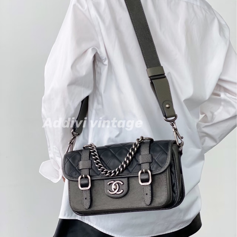 限量款全配❤️ 香奈兒 #珍珠魚皮 #荔枝皮 #劍橋包 #孟買cf 劉雯同款-1