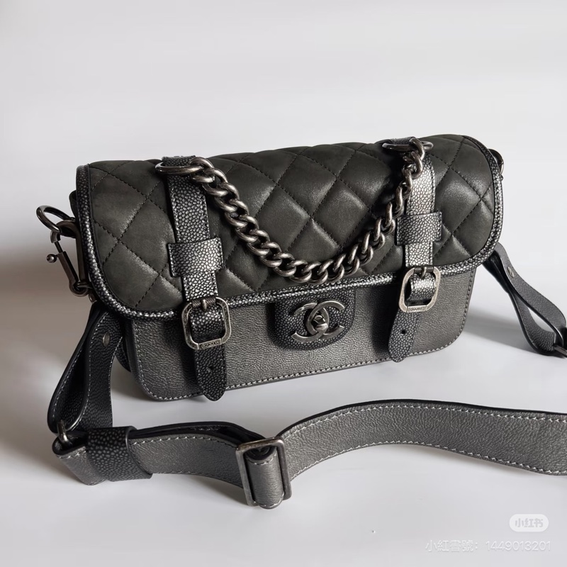 限量款全配❤️ 香奈兒 #珍珠魚皮 #荔枝皮 #劍橋包 #孟買cf 劉雯同款-2