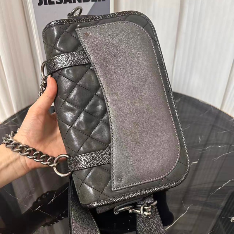 限量款全配❤️ 香奈兒 #珍珠魚皮 #荔枝皮 #劍橋包 #孟買cf 劉雯同款-10