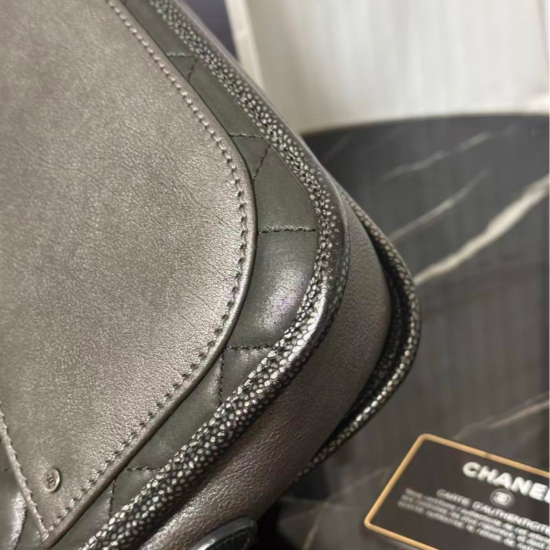 限量款全配❤️ 香奈兒 #珍珠魚皮 #荔枝皮 #劍橋包 #孟買cf 劉雯同款-11