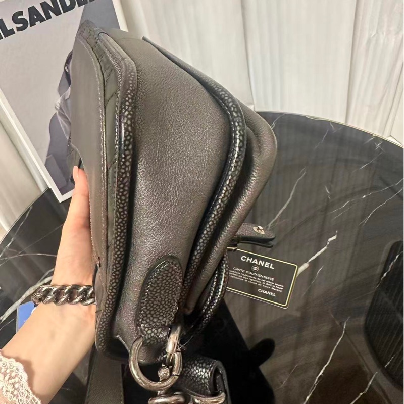 限量款全配❤️ 香奈兒 #珍珠魚皮 #荔枝皮 #劍橋包 #孟買cf 劉雯同款-14