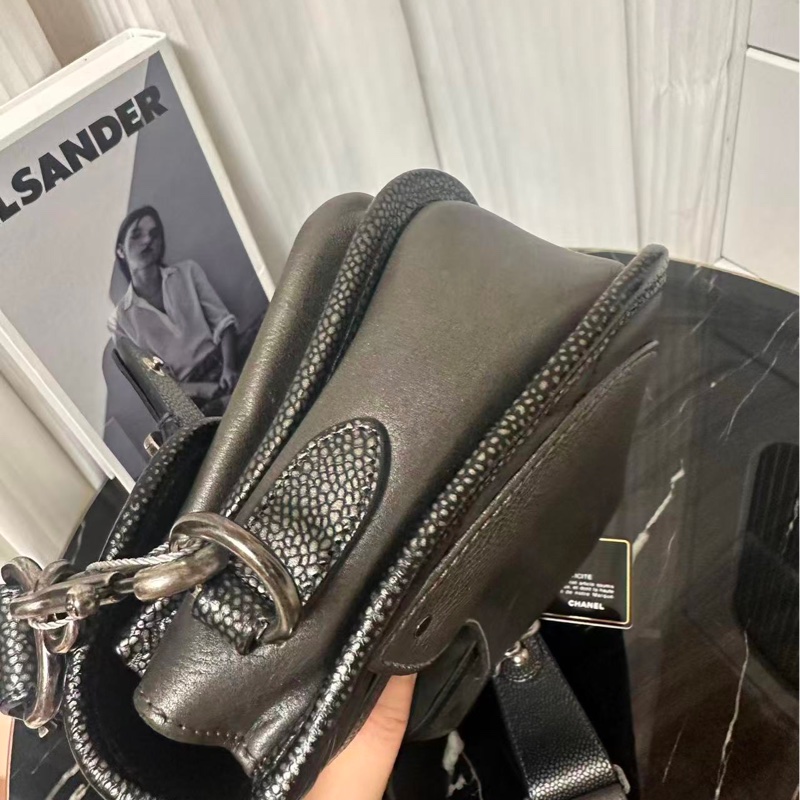 限量款全配❤️ 香奈兒 #珍珠魚皮 #荔枝皮 #劍橋包 #孟買cf 劉雯同款-15