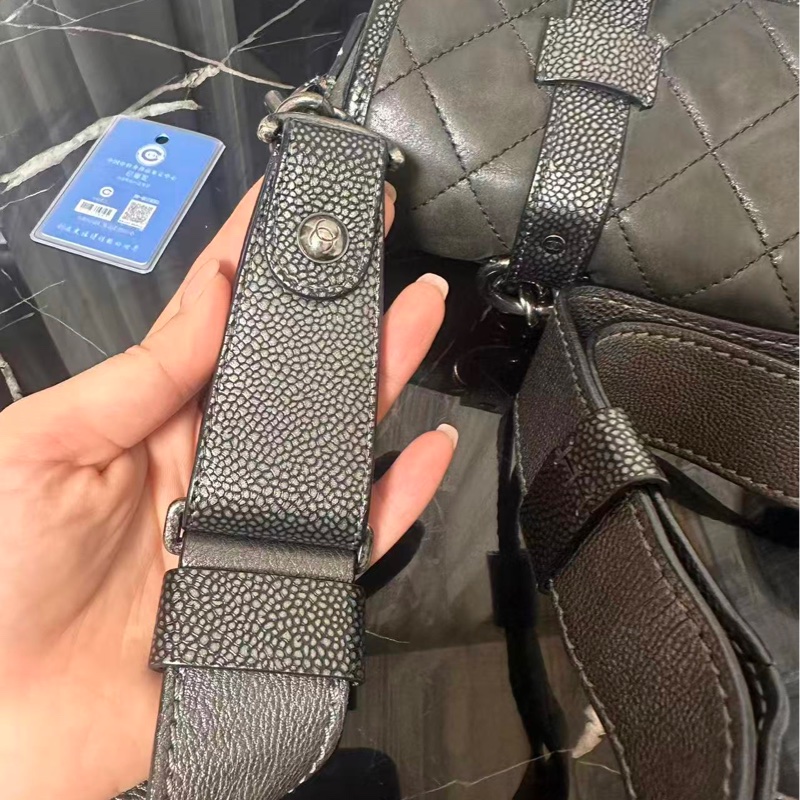 限量款全配❤️ 香奈兒 #珍珠魚皮 #荔枝皮 #劍橋包 #孟買cf 劉雯同款-18