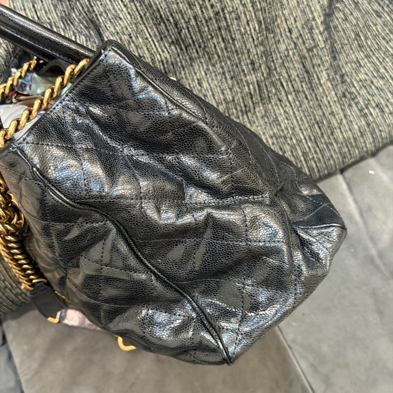 🈶保卡❤️ 香奈兒 #黑金 #荔枝皮 #托特包 #孟買系列-8