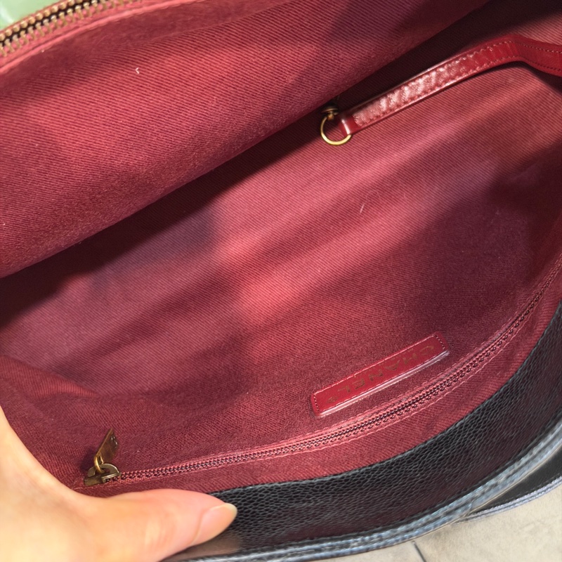 🈶保卡❤️ 香奈兒 #黑金 #荔枝皮 #托特包 #孟買系列-15