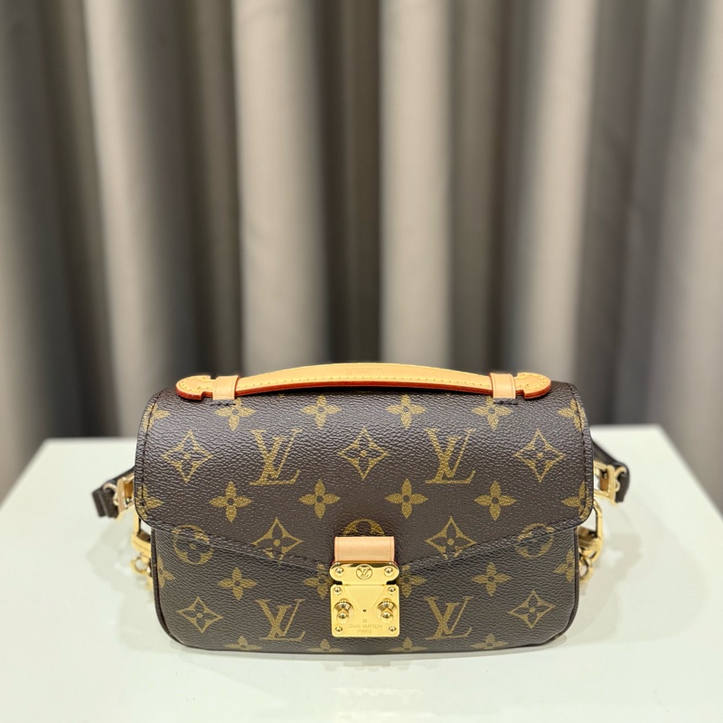 （極新甜價）Louis vuitton路易威登LV 老花鏈條小郵差包-0