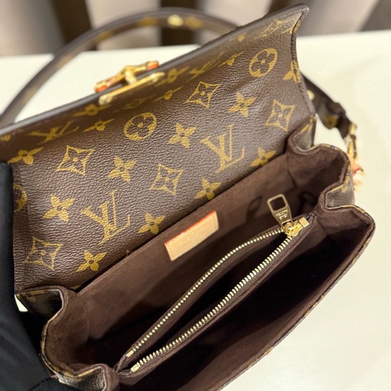 （極新甜價）Louis vuitton路易威登LV 老花鏈條小郵差包-9