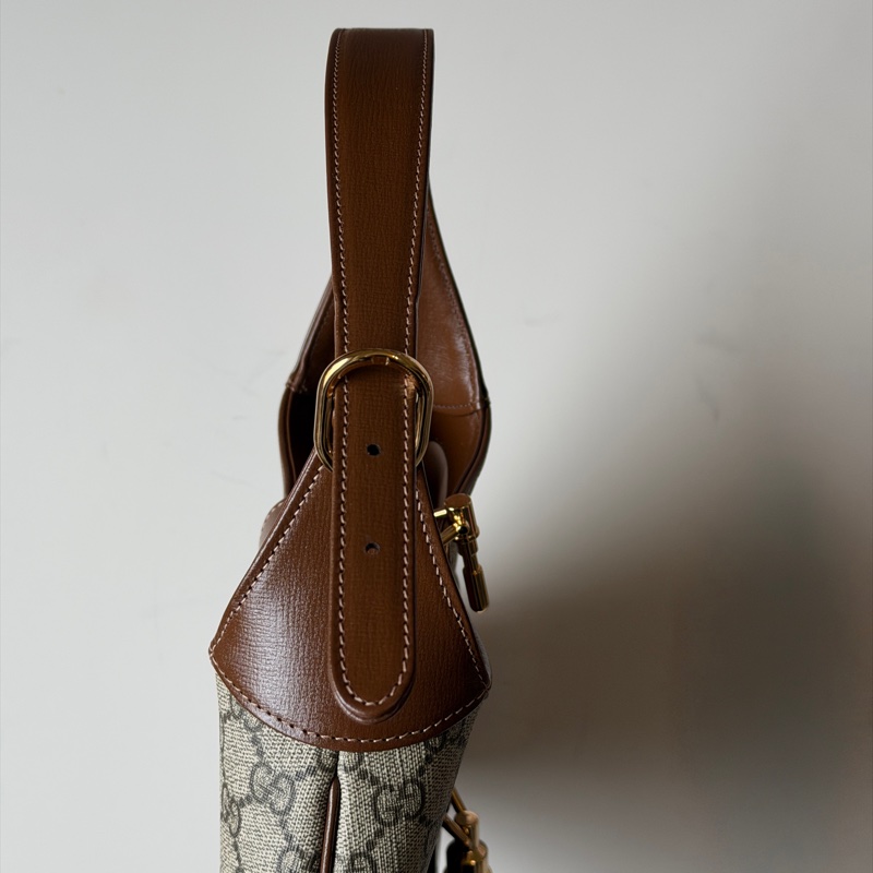 914intheair『全新閒置』IU李知恩同款Gucci Jackie 1961 賈姬包small小號老花-17