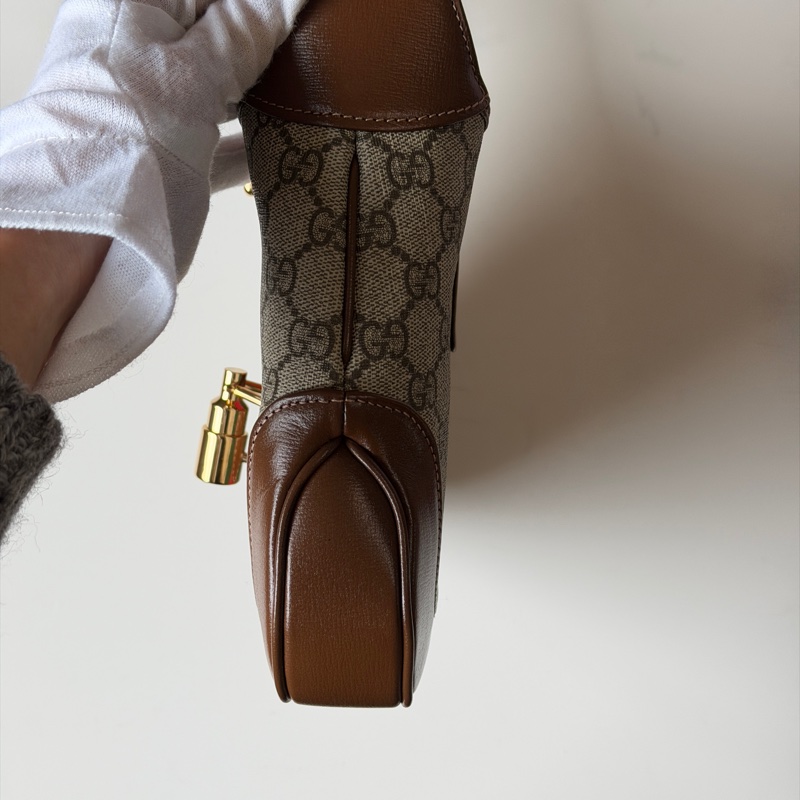 914intheair『全新閒置』IU李知恩同款Gucci Jackie 1961 賈姬包small小號老花-20